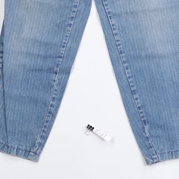 Vtg 80s Womens Size 9/10 Striped Faded Mom Jeans - Picture 4 of 8
